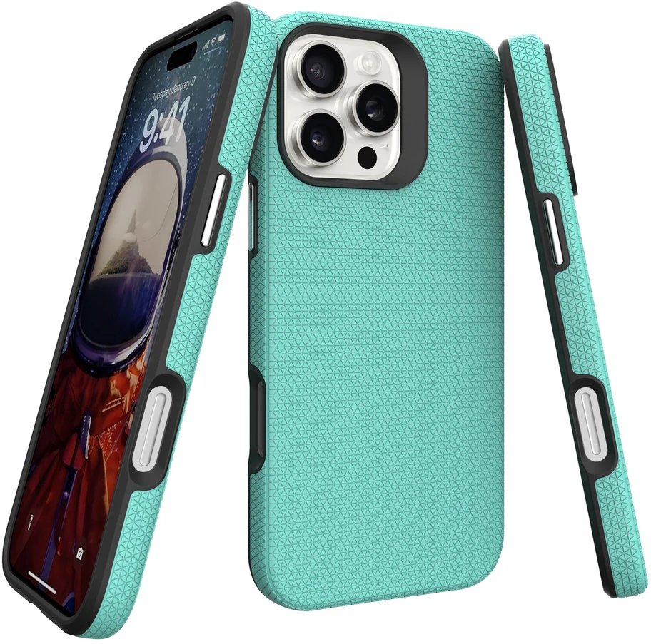 Dėklas Perfectionists Triangle Mag Case Apple iPhone 14 Pro Max žalias