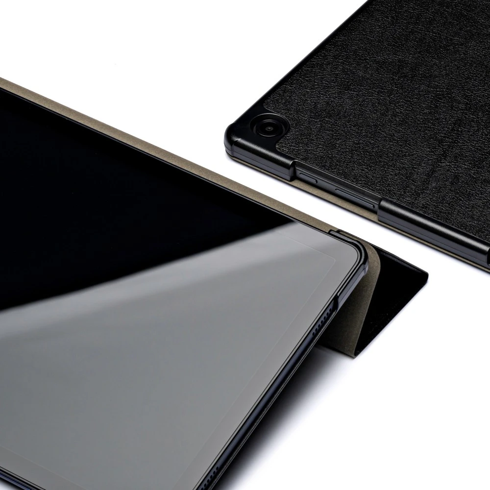Dėklas Reach Smart Leather Samsung P610/P615/P613/P619/P620/P625 Tab S6 Lite 10.4 juodas