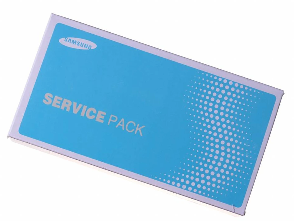 Ekranas Samsung A226 A22 5G su lietimui jautriu stikliuku ir rėmeliu originalus Juodas (service pack)