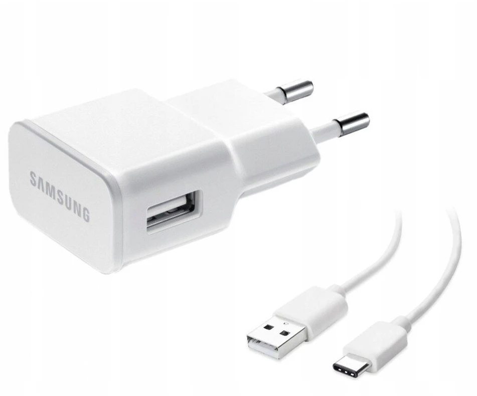 Įkroviklis Samsung EP-TA200NWE 15W + Type-C kabelis baltas