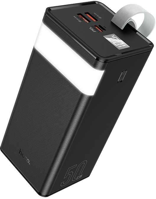 Išorinė baterija Power Bank Hoco J86A 22.5W Quick Charge 3.0 50000mAh juoda