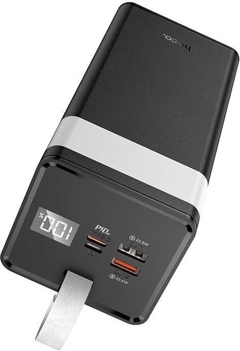 Išorinė baterija Power Bank Hoco J86A 22.5W Quick Charge 3.0 50000mAh juoda