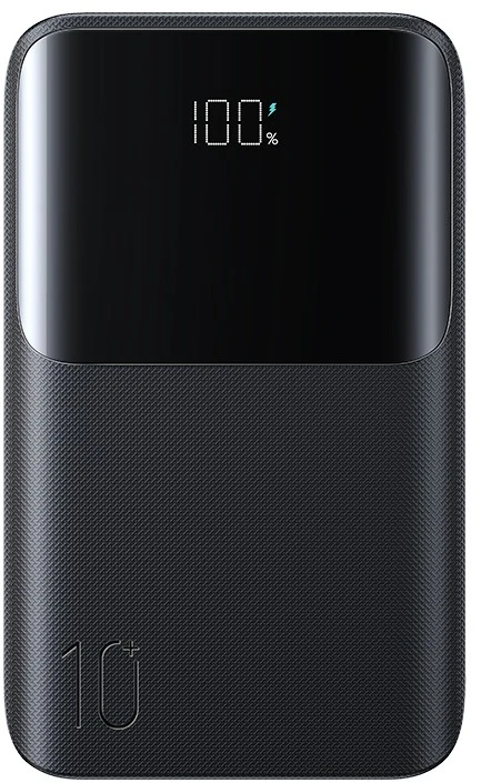 Joyroom JR-QP191 Star Series Mini 10000mAh 22.5W Powerbank with Digital Ekranas - Juodas