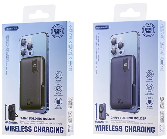 Išorinė baterija Power Bank Remax RPP-695 15W MagSafe 10000mAh mėlyna