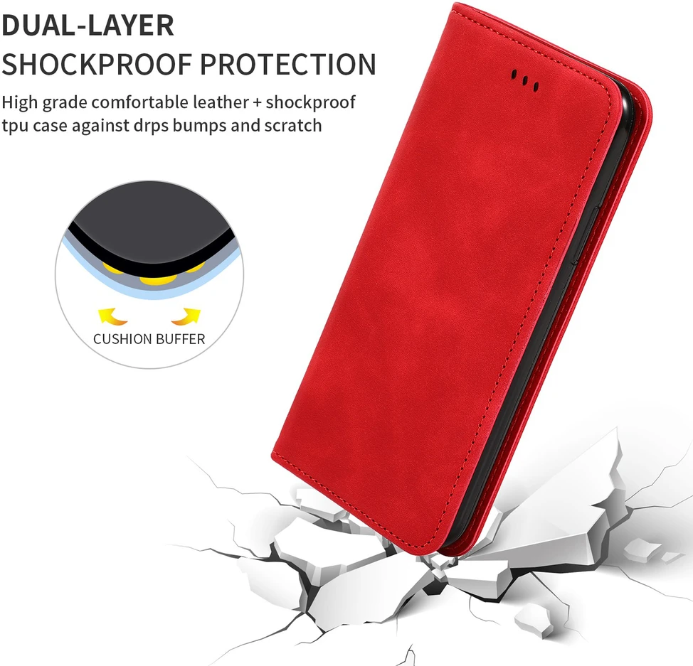 Reach Dėklas Business Style Xiaomi Redmi Note 15 Pro 4G raudonas