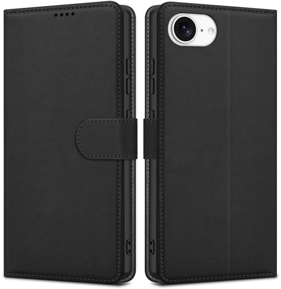 Reach Dėklas Fancy Wallet Xiaomi Redmi 15C 4G/5G/Poco C85 4G/5G juodas