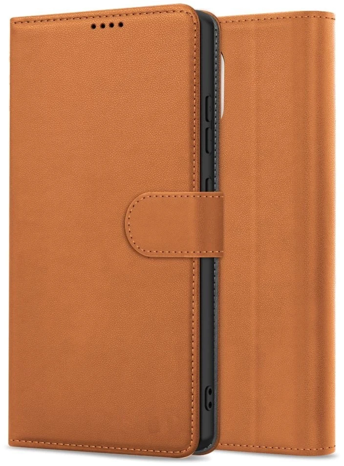 Reach Dėklas Fancy Wallet Xiaomi Redmi 15C 4G/5G/Poco C85 4G/5G rudas