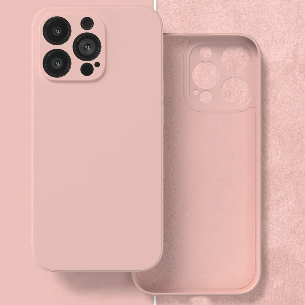 Reach Dėklas Liquid Silicone 1.5mm Apple iPhone 15 Pro rožinis