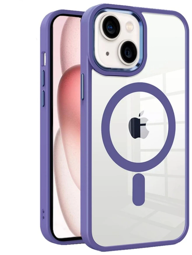 Reach Dėklas Premium Mag Cover Apple iPhone 15 Plus violetinis