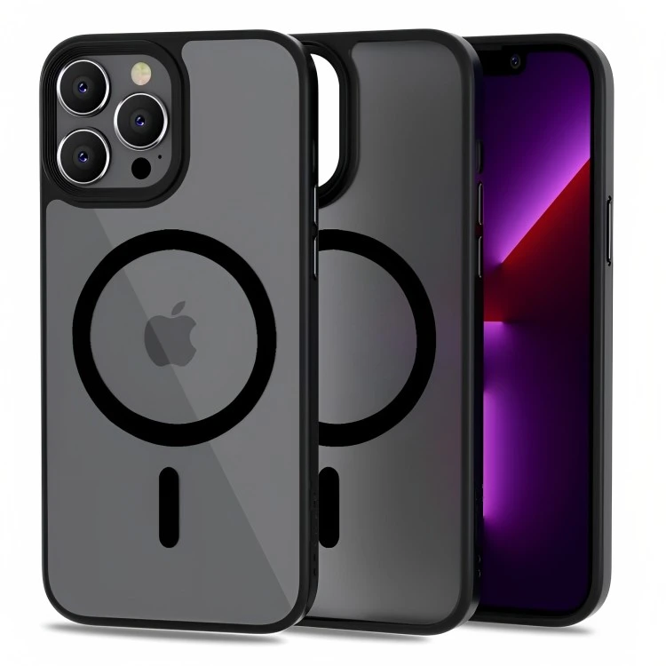 Dėklas Reach Matte MagSafe Apple iPhone 13 juodas