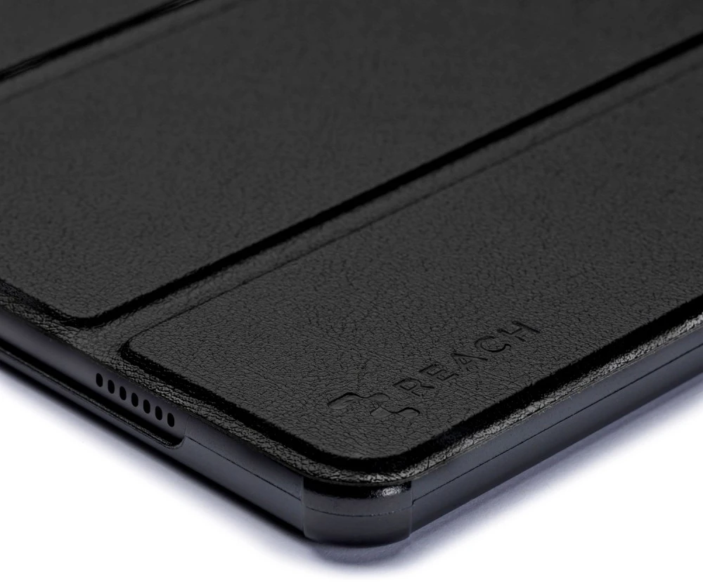 Dėklas Reach Smart Leather Apple iPad 10.2 2021/iPad 10.2 2020/iPad 10.2 2019 juodas