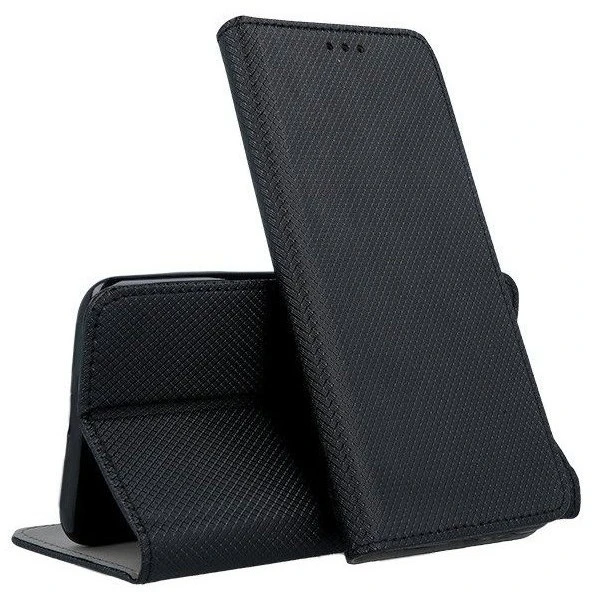 Reach Dėklas Smart Magnet Xiaomi Redmi 13 4G/Redmi 13 5G/Poco M6 4G juodas