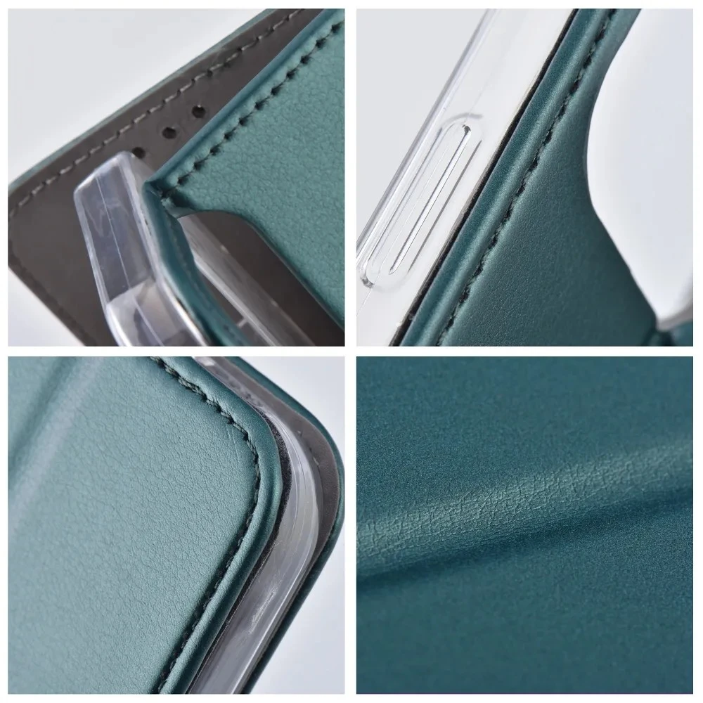 Reach Dėklas Smart Magnetic Xiaomi Redmi A5/Poco C71 (173,45x79,35x8,45) tamsiai žalias