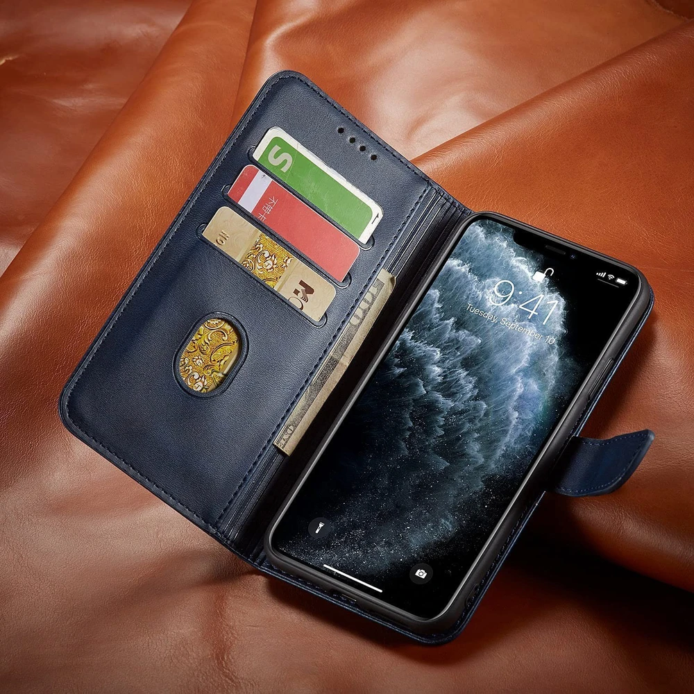 Reach Dėklas Wallet Case Apple iPhone 16e/17e mėlynas