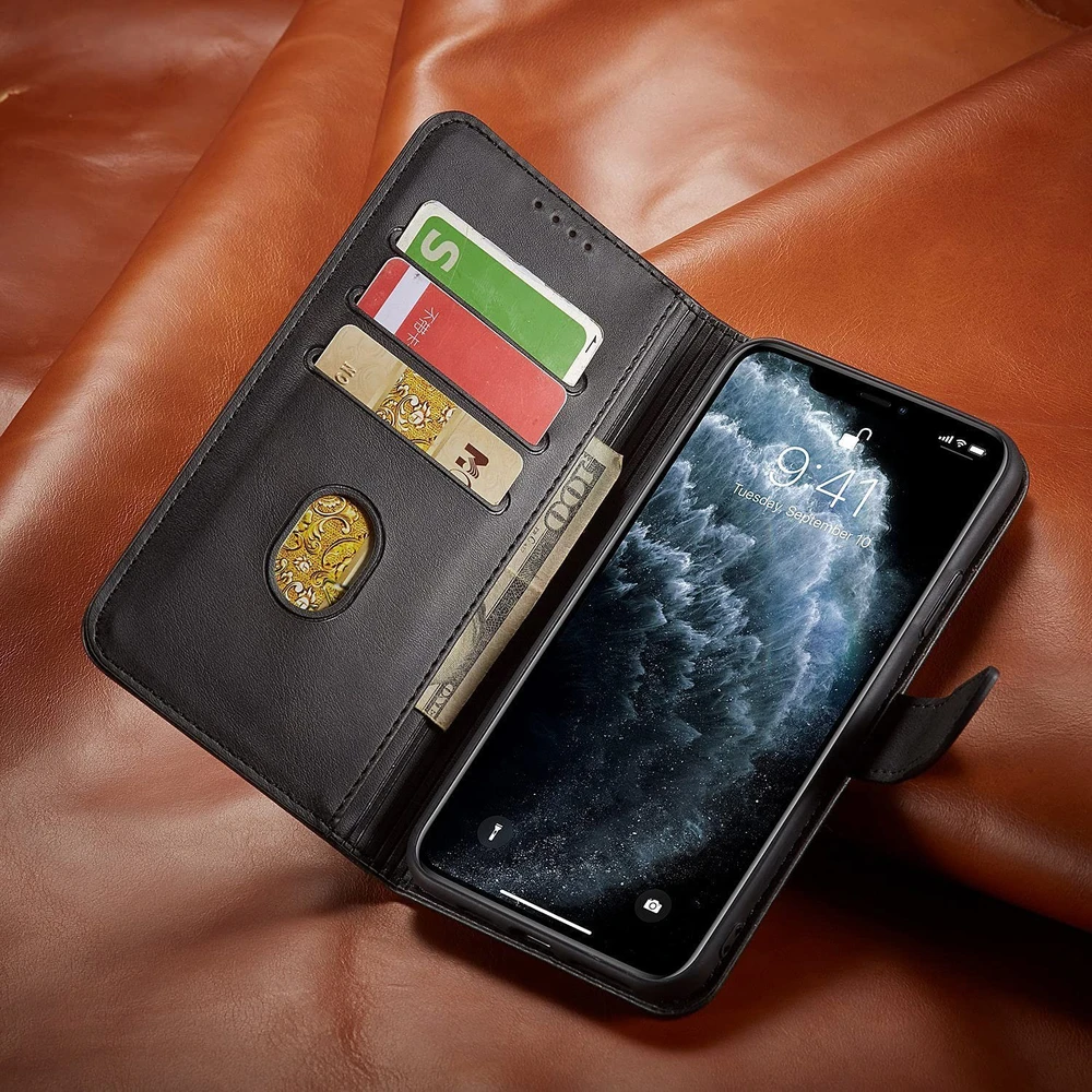 Reach Dėklas Wallet Case Samsung A366 A36 5G juodas