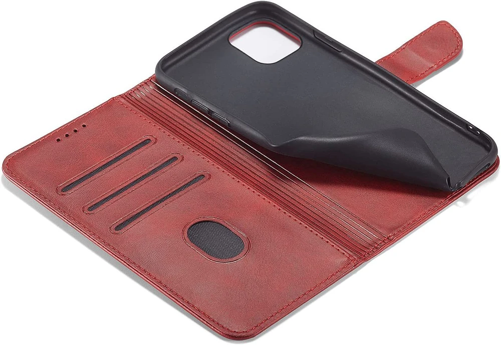 Reach Dėklas Wallet Case Xiaomi Redmi Note 14 4G raudonas