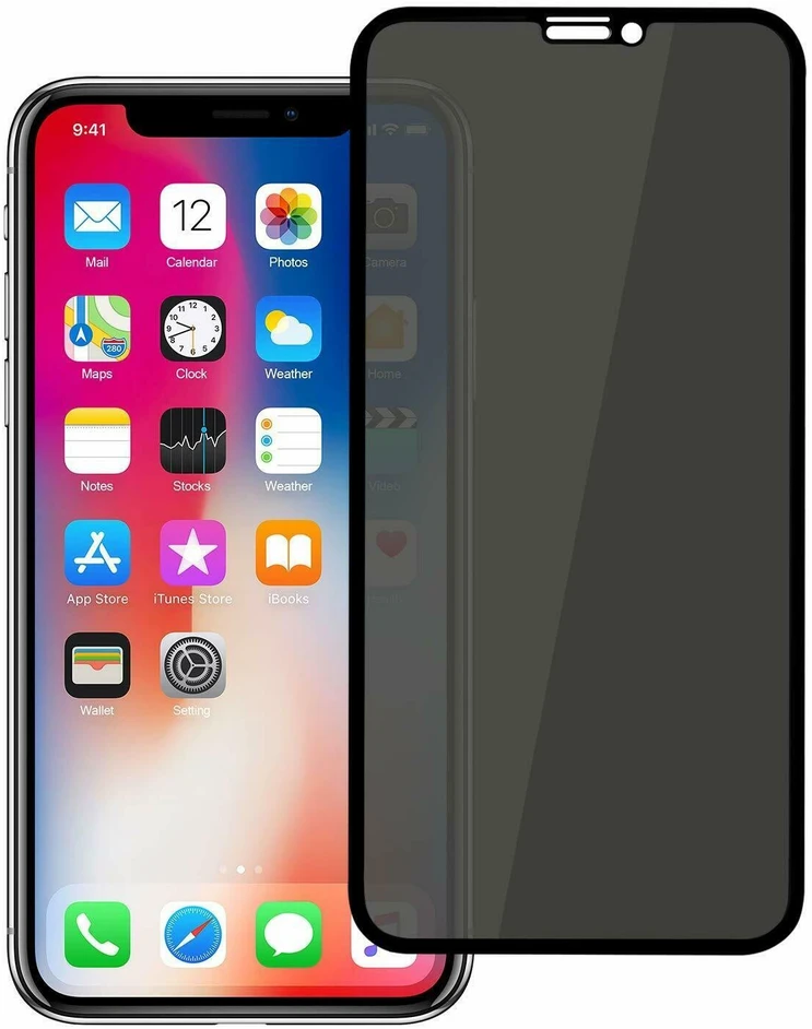 Reach LCD apsauginis stikliukas Full Privacy Apple iPhone 14 Pro Max juodas