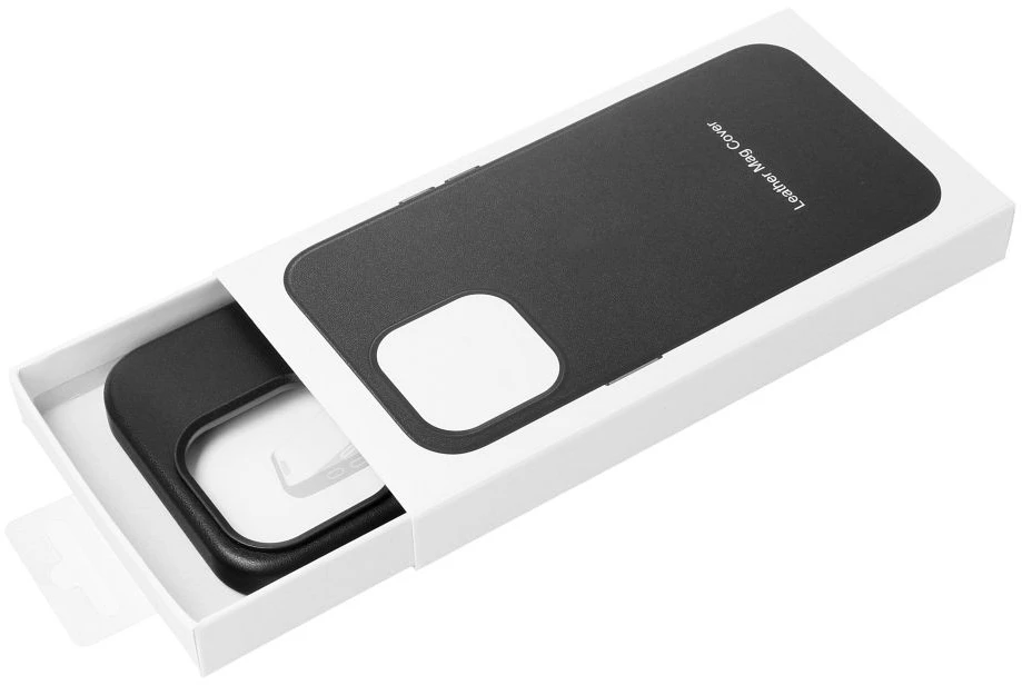 Reach Dėklas Mag Odinis dėklas Apple iPhone 12 Pro Max tamsiai violetinis