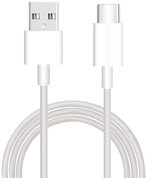 Xiaomi Original USB-C duomenų kabelis 3A 1m baltos spalvos (Bulk)