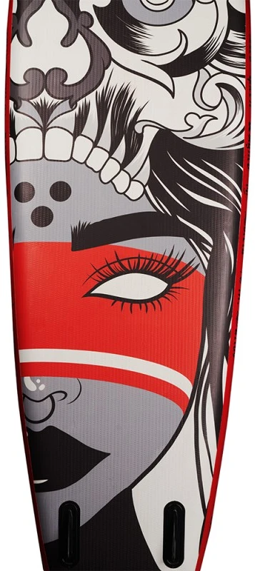 Pripučiamos irklentės komplektas AMBER Raudonas QUEEN 10.6 PRO (320 cm)