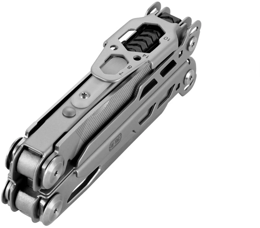 Daugiafunkcis įrankis M-TAC Multitool Type 12 14-in-1, plieno spalvos