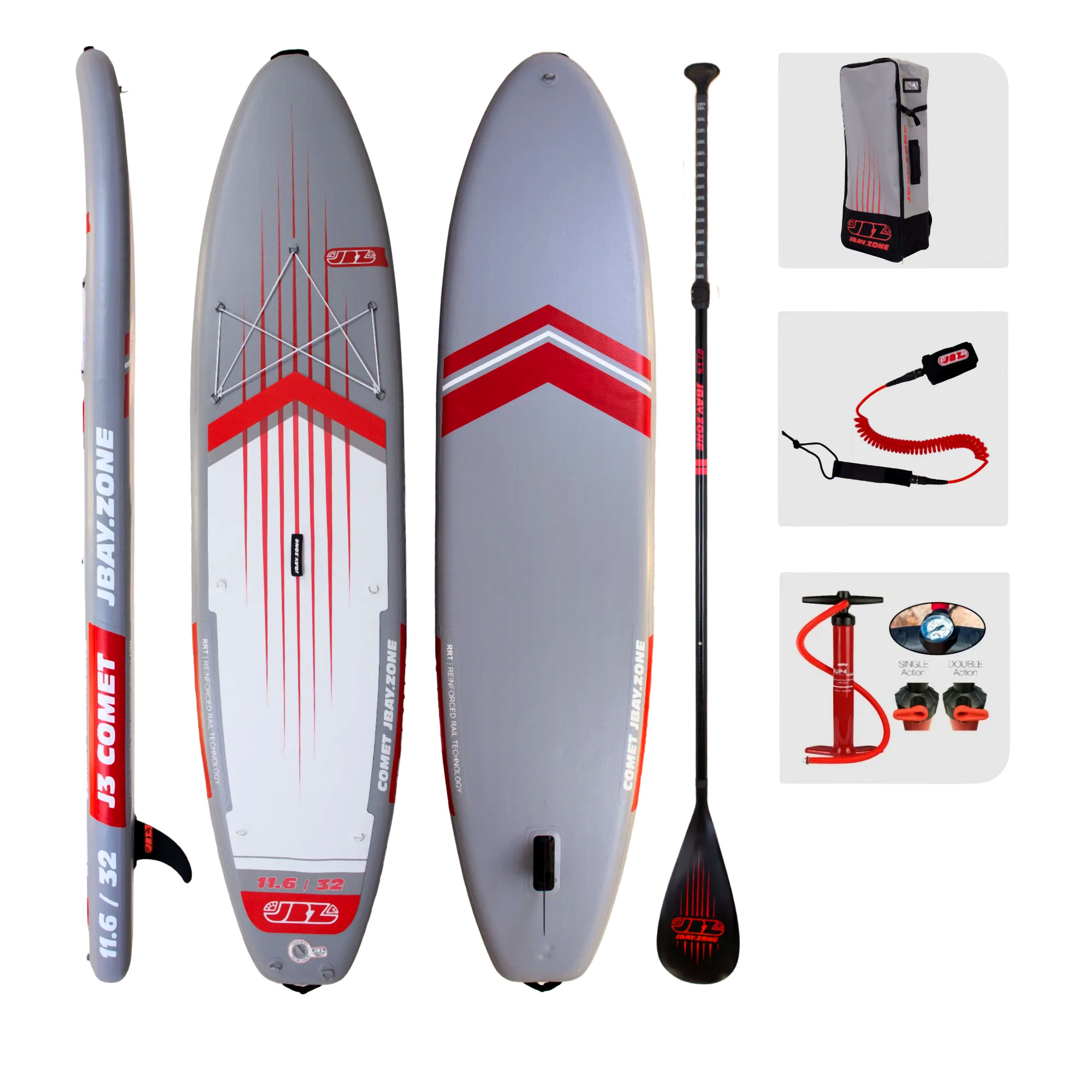Pripučiamos SUP irklentės komplektas JBAY Comet J3 (350 cm) aprašymas - Prekės nuotrauka