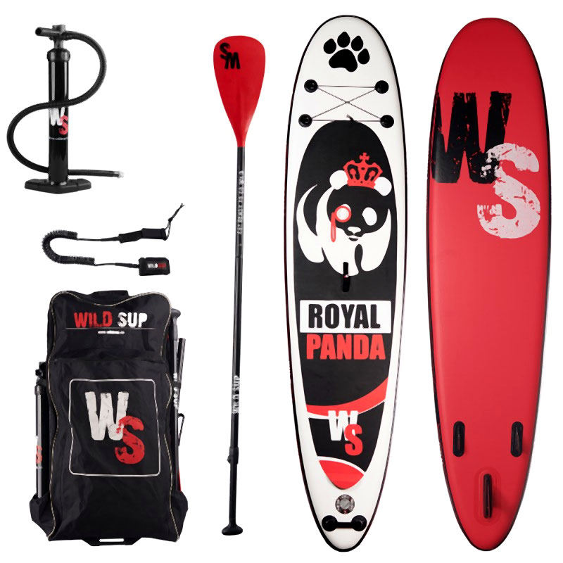 Pripučiamos SUP irklentės komplektas WildSup Royal Panda 11.3 (344 cm) aprašymas - Prekės nuotrauka