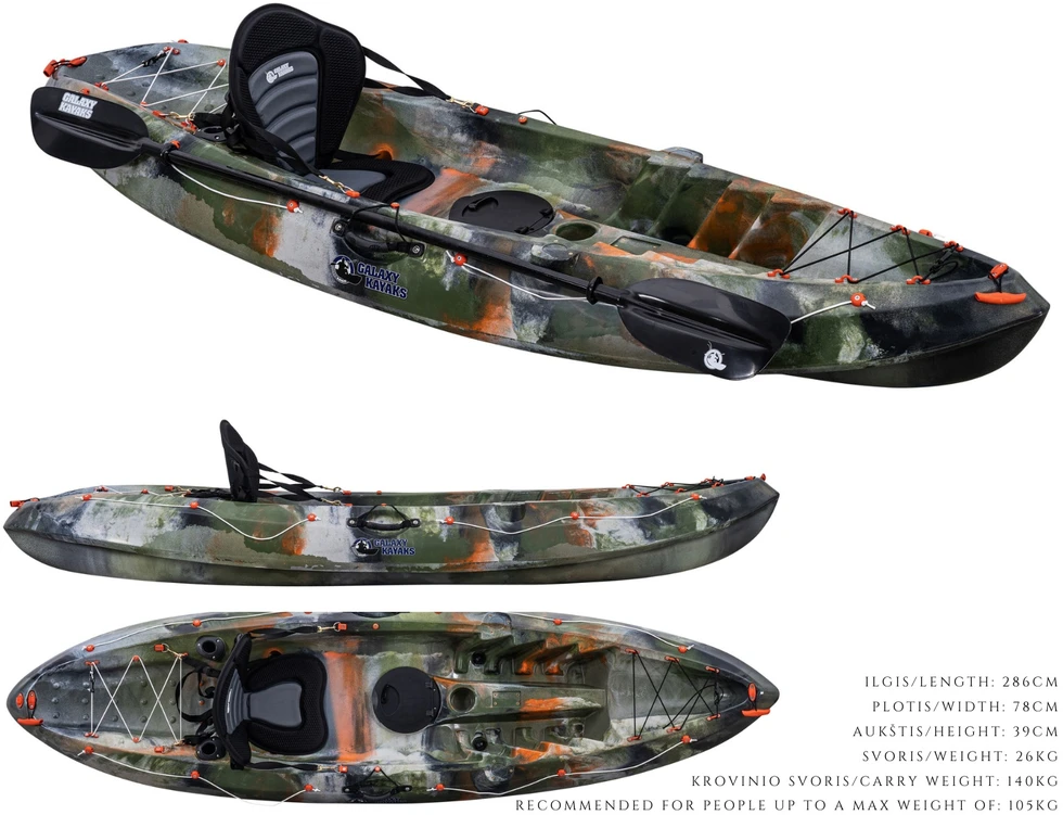 Kajakas Galaxy Kayaks Fuego