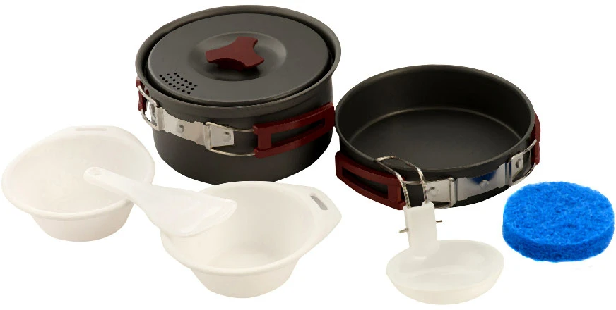 M-Tac Individual Cookware Set Individualus puodų ir indų rinkinys
