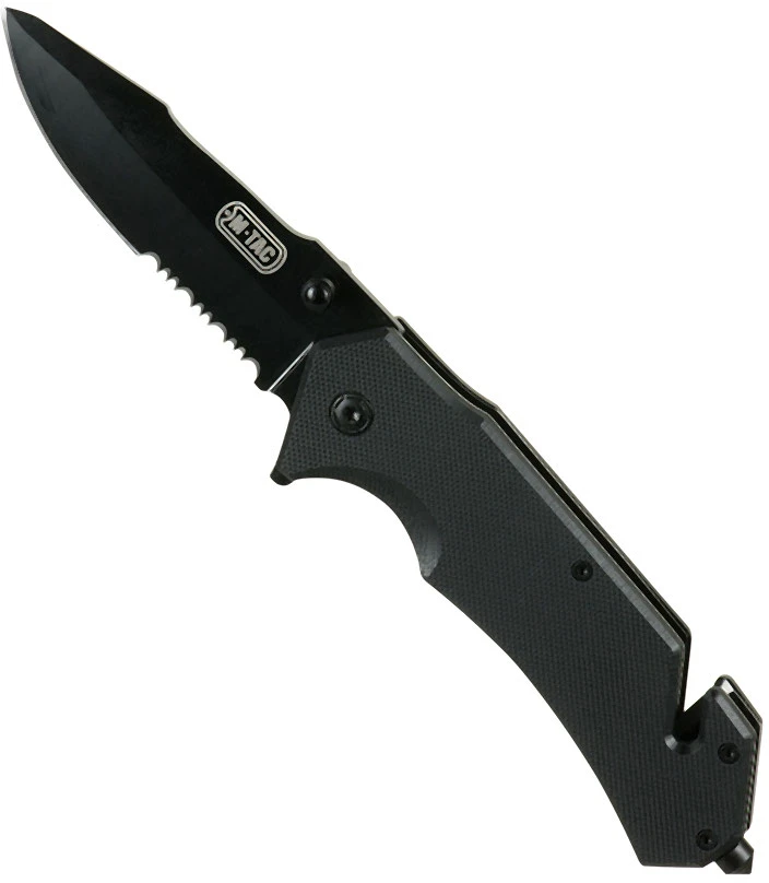 M-TAC Type 3 sulankstomas peilis, juodas, 19,7 cm bendras ilgis