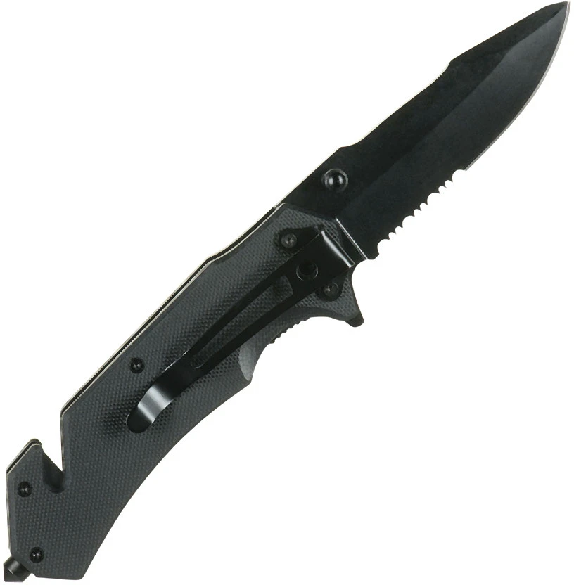 M-TAC Type 3 sulankstomas peilis, juodas, 19,7 cm bendras ilgis
