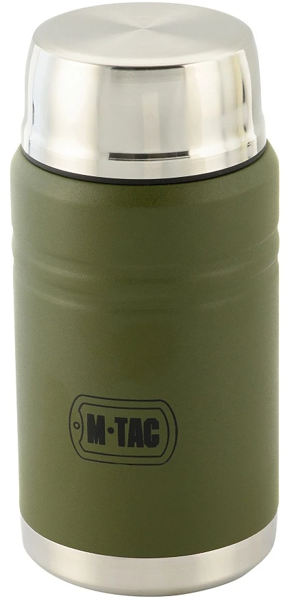 M-Tac maisto termosas su sulankstomu šaukštu 750 ml Olive