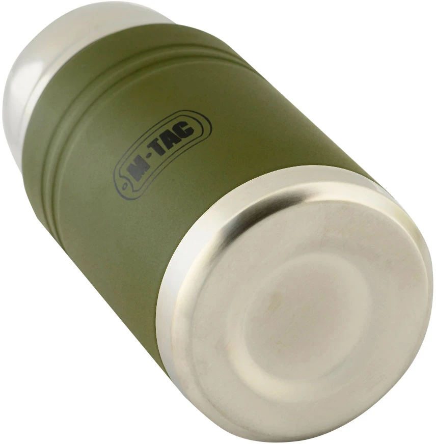 M-Tac maisto termosas su sulankstomu šaukštu 750 ml Olive