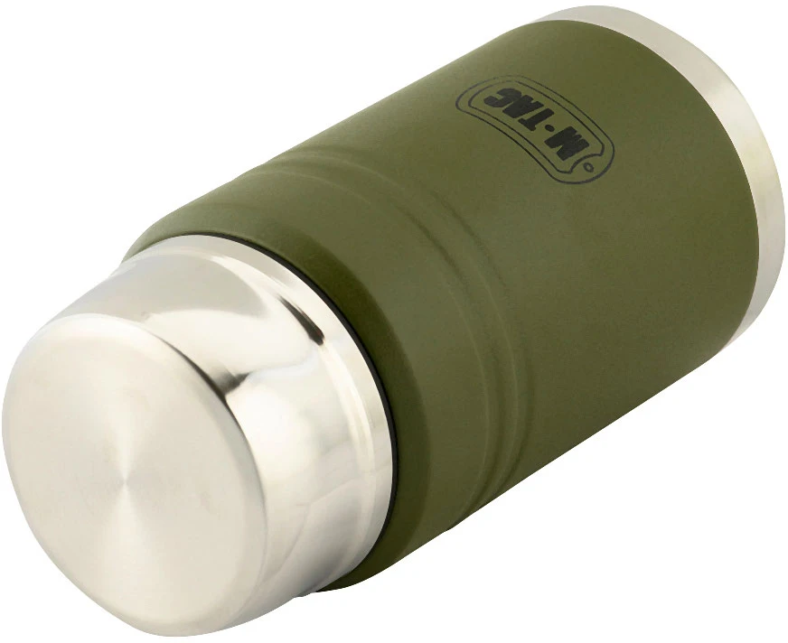 M-Tac maisto termosas su sulankstomu šaukštu 750 ml Olive