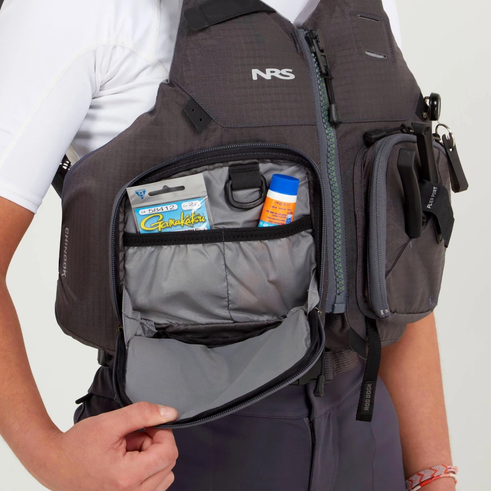NRS Chinook PFD Charcoal M/L