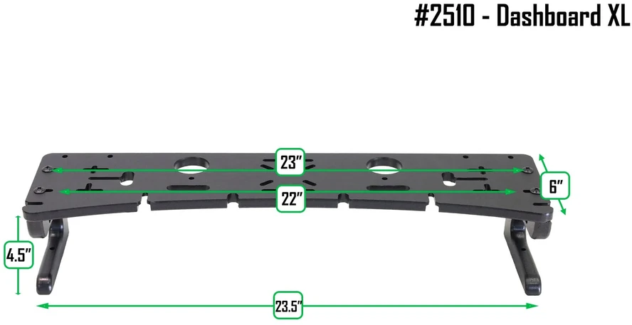 NuCanoe priedų panelė Dashboard XL
