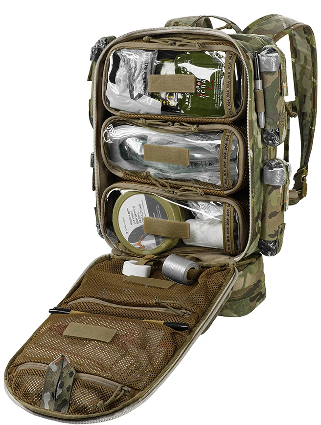 Taktinė medicininė kuprinė M-TAC Combat Medic Elite 70 l