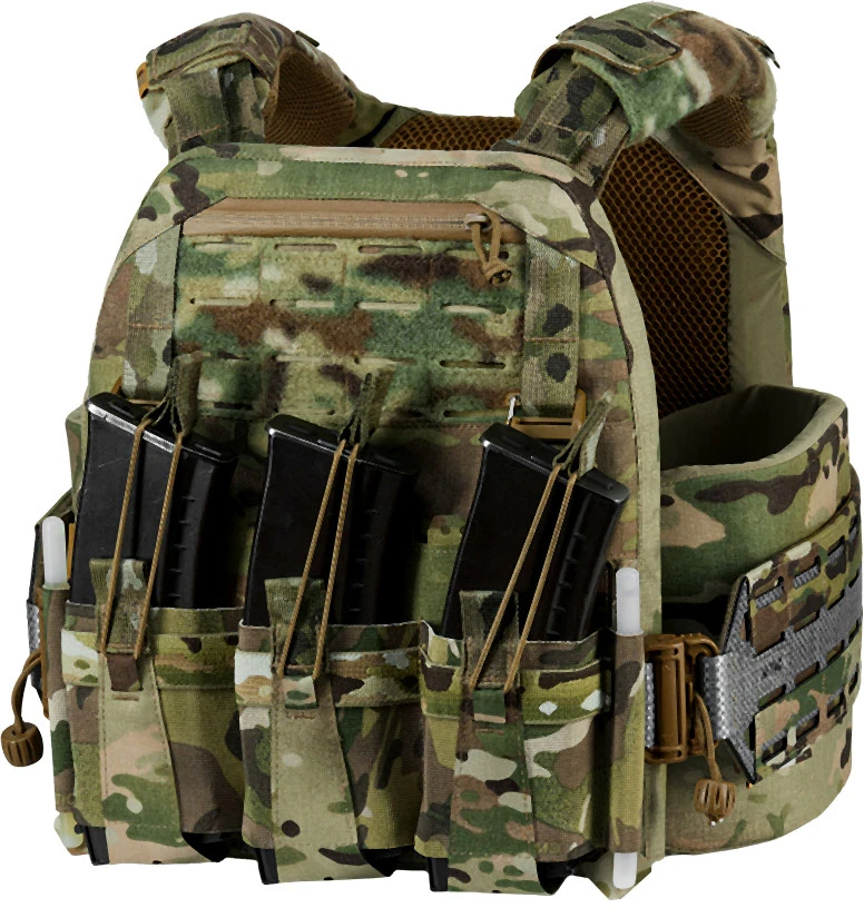 Taktinis plokščių nešiklis M-TAC Cuirass Tiger Elite, plokštėms ESAPI Large, „Multicam“