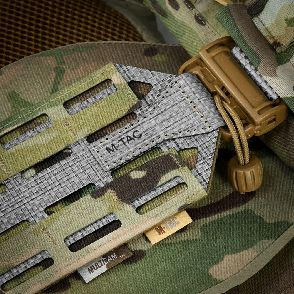 Taktinis plokščių nešiklis M-TAC Cuirass Tiger Elite, plokštėms ESAPI Large, „Multicam“