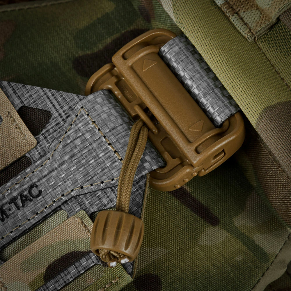 Taktinis plokščių nešiklis M-TAC Cuirass Tiger Elite, plokštėms ESAPI Large, „Multicam“