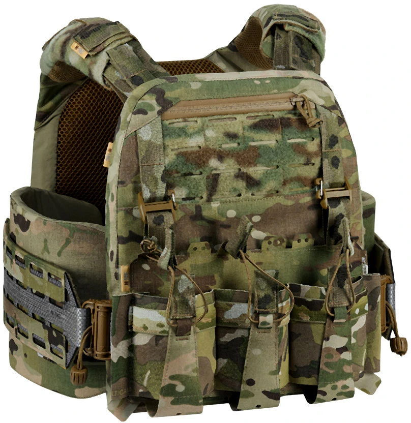 Taktinis plokščių nešiklis M-TAC Cuirass Tiger Elite, plokštėms ESAPI Large, „Multicam“