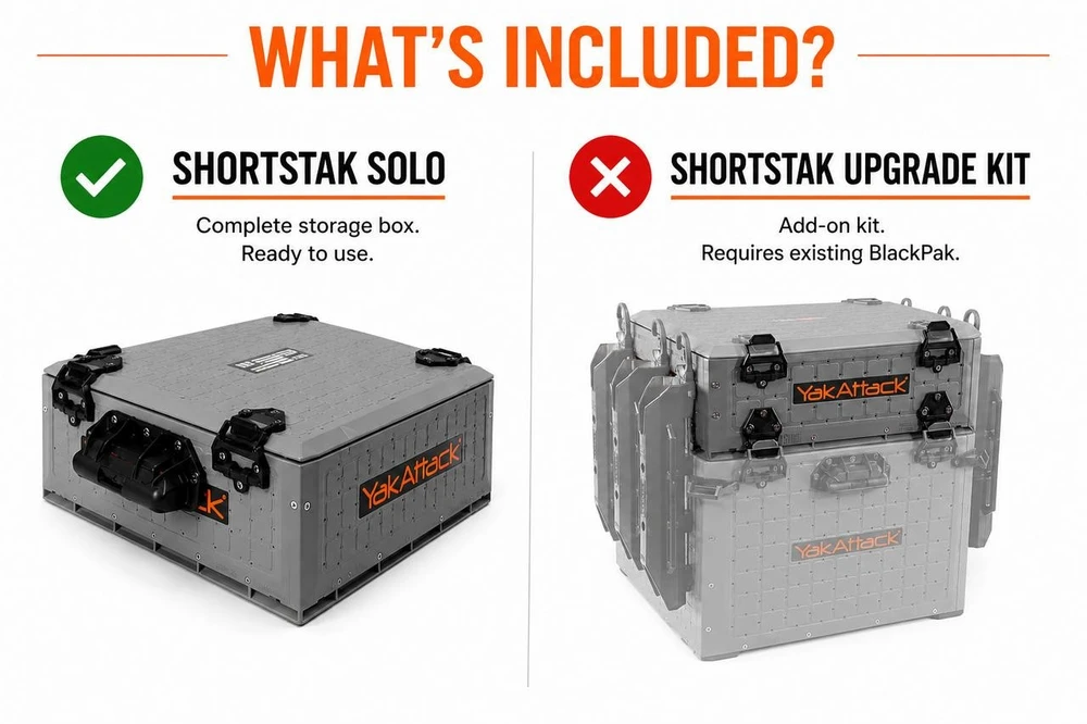 YakAttack ShortStak SOLO daiktadėžė