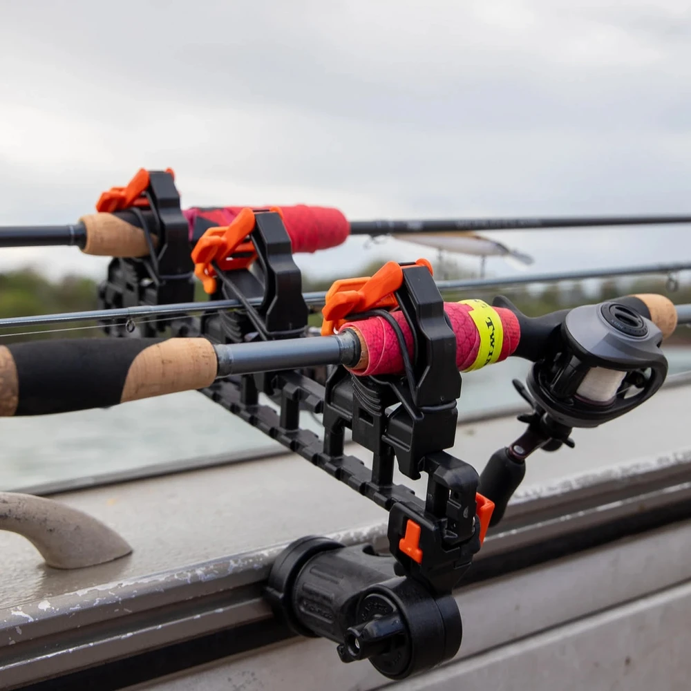 YakAttack SideStage Pro Rod Rack šoninis meškerių laikiklis su TurnKey adapteriais (pora)