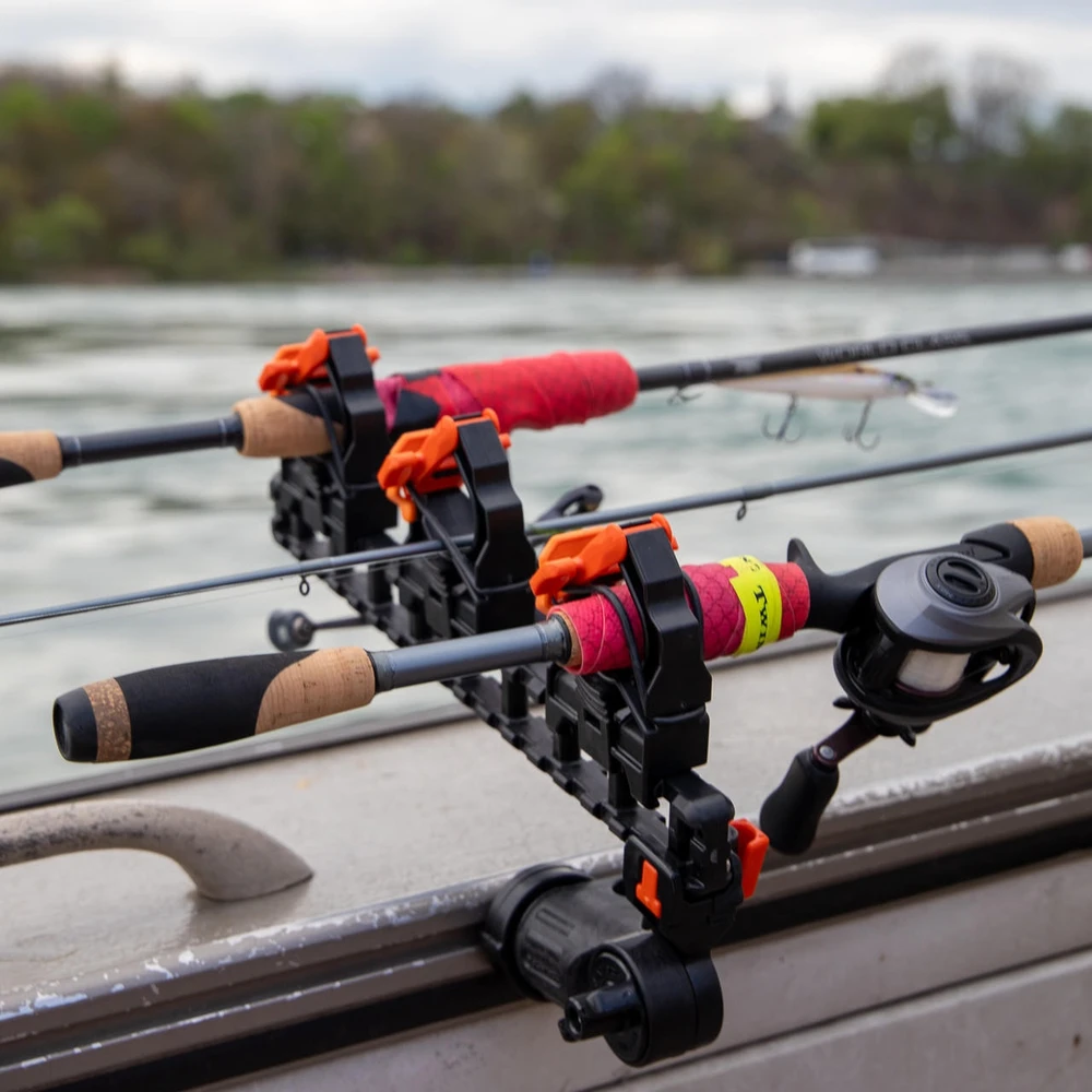 YakAttack SideStage Pro Rod Rack šoninis meškerių laikiklis su TurnKey adapteriais (pora)
