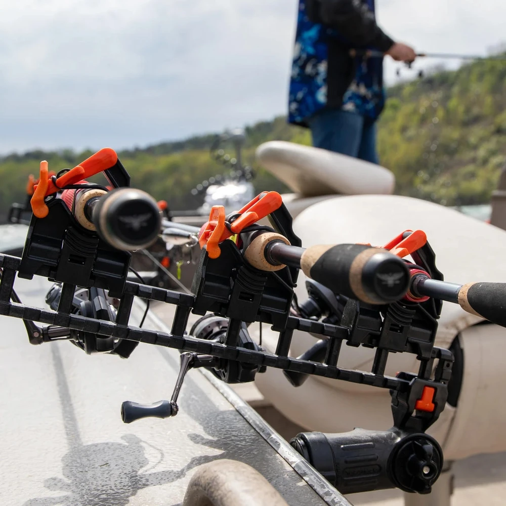YakAttack SideStage Pro Rod Rack šoninis meškerių laikiklis su TurnKey adapteriais (pora)