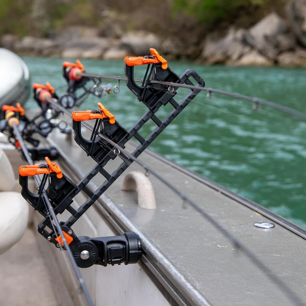 YakAttack SideStage Pro Rod Rack šoninis meškerių laikiklis su TurnKey adapteriais (pora)