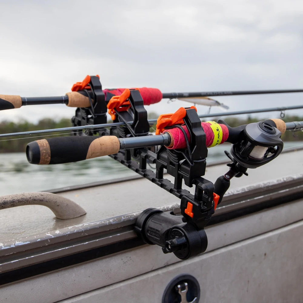 YakAttack SideStage Pro Rod Rack šoninis meškerių laikiklis su TurnKey adapteriais (pora)