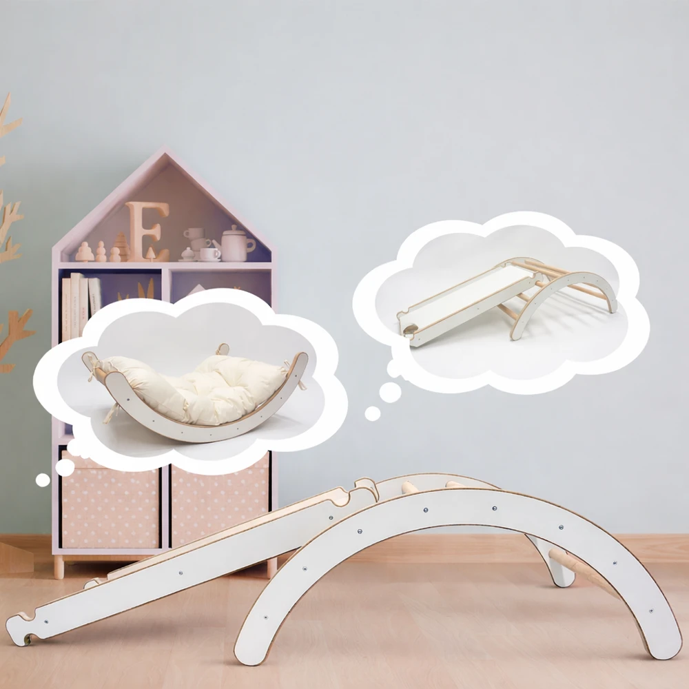 3in1 Montessori vidaus žaidimų aikštelė vaikams