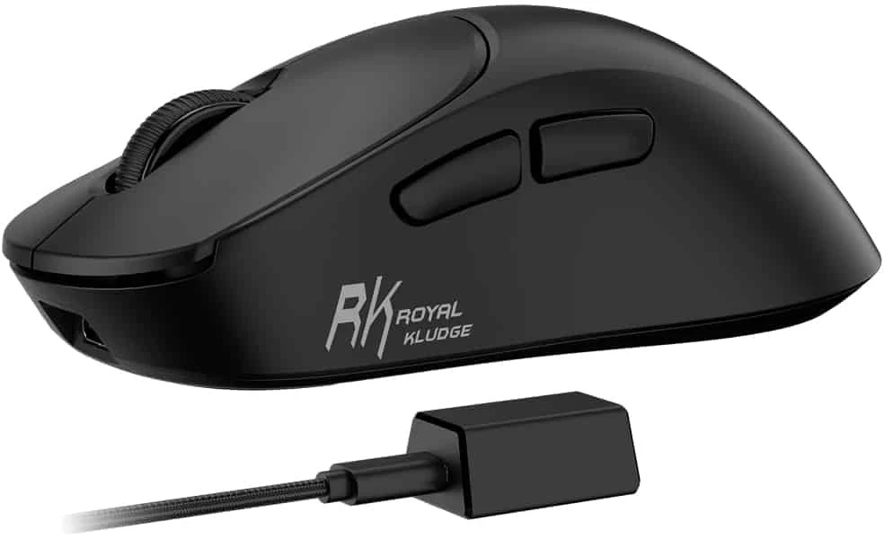 Bevielė Žaidimų Pelė Royal Kludge MG5 (Dark Night)