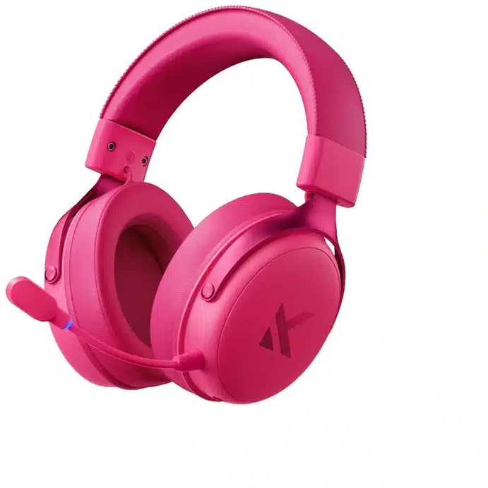 MCHOSE V9 Pro belaidės ausinės | 2.4G, BT, TYPE-C | Rose Raudona